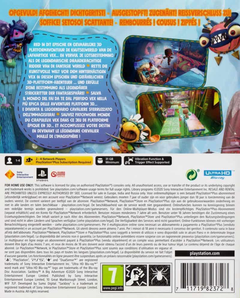 SACKBOY A BIG ADVENTURE PS5 - Image 4