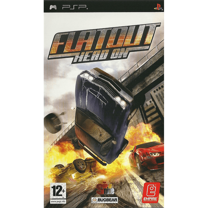 FLATOUT HEAD ON PSP