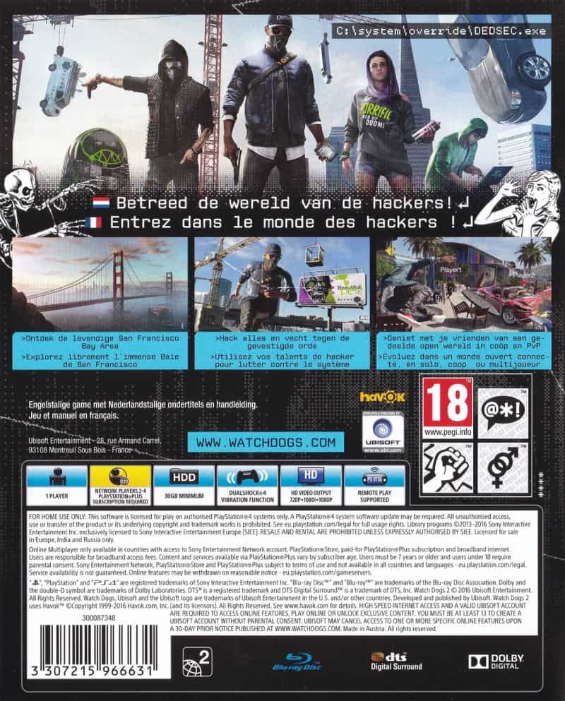 WATCH DOGS 2 PS4 - Image 2