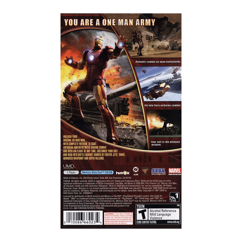IRON MAN PSP (SEMI-NOVO) - Image 3