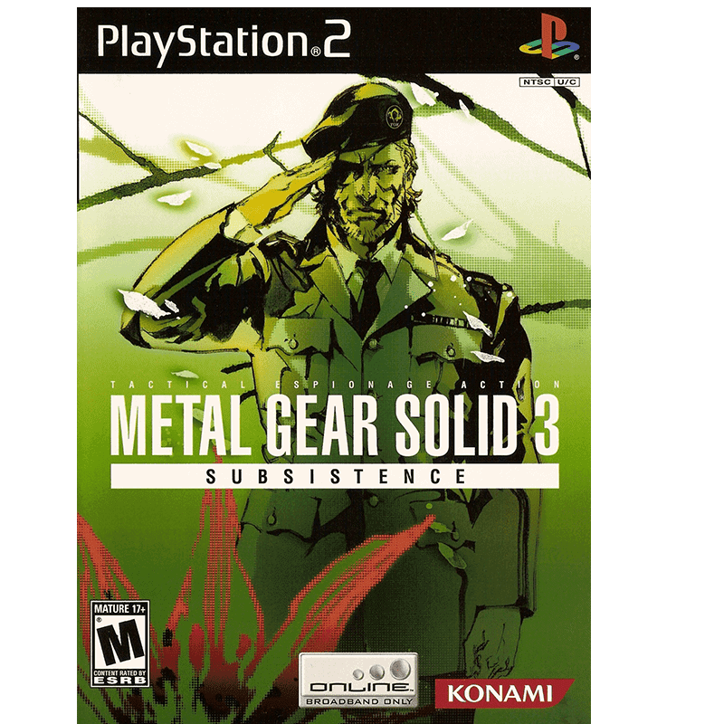 METAL GEAR SOLID 3 SUBSISTENCE PS2 (SEMI-NOVO)