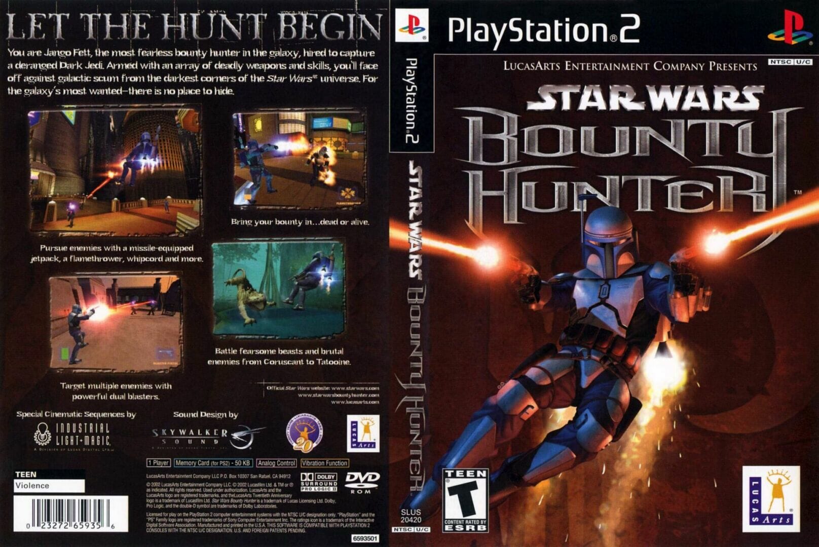 STAR WARS BOUNTY HUNTER PS2 - Image 4