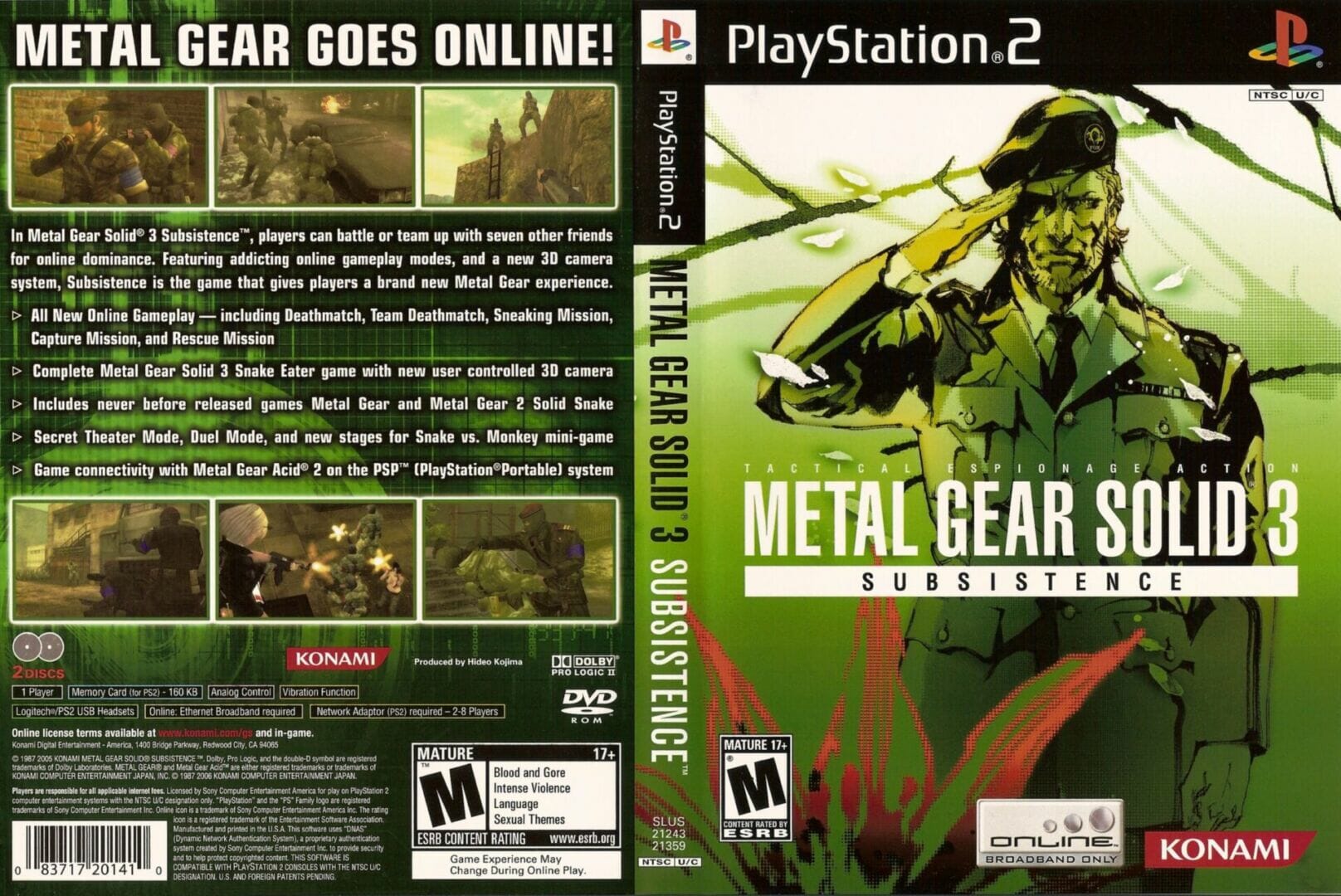 METAL GEAR SOLID 3 SUBSISTENCE PS2 (SEMI-NOVO) - Image 3