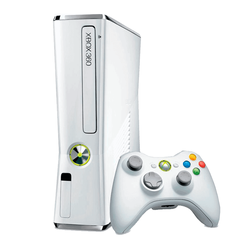 CONSOLA XBOX 360 SLIM BRANCA 800X800