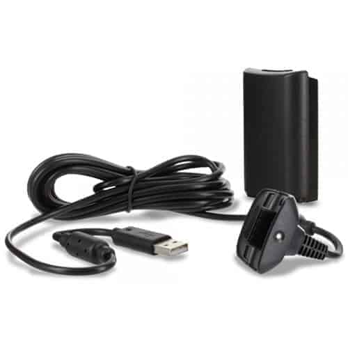 PLAY AND CHARGE KIT XBOX 360 (BLACK)