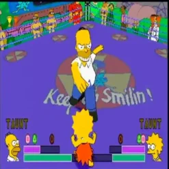 THE SIMPSONS WRESTLING PS1 IG