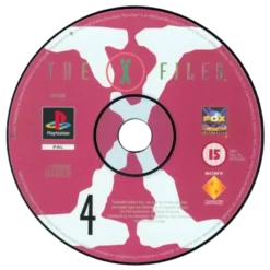 THE X FILES GAME PS1 CD4