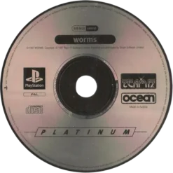 WORMS PSX PLATINUM PS1 CD