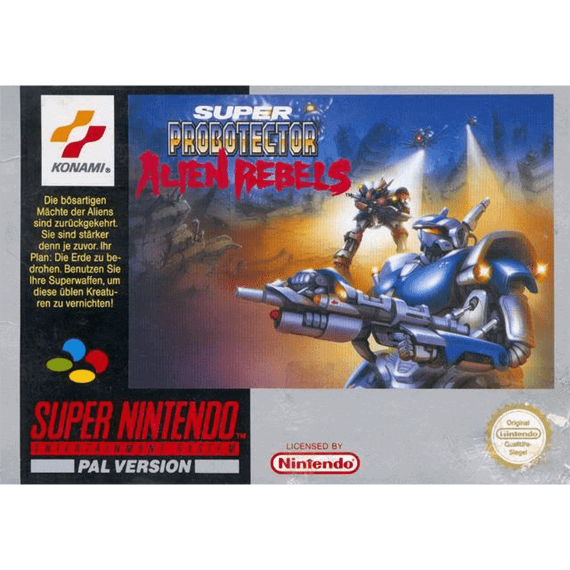 SUPER PROBOTECTOR ALIEN REBELS SN (S/CAIXA, S/MANUAIS)