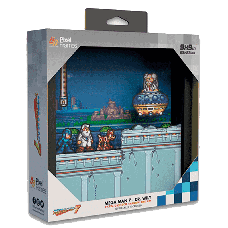 PIXEL FRAMES MEGA MAN 7 DR. WILY L 800x800 1