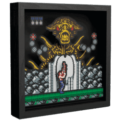 PIXEL FRAMES CONTRA ALIEN BOSS NES (L) 23CMX23CM