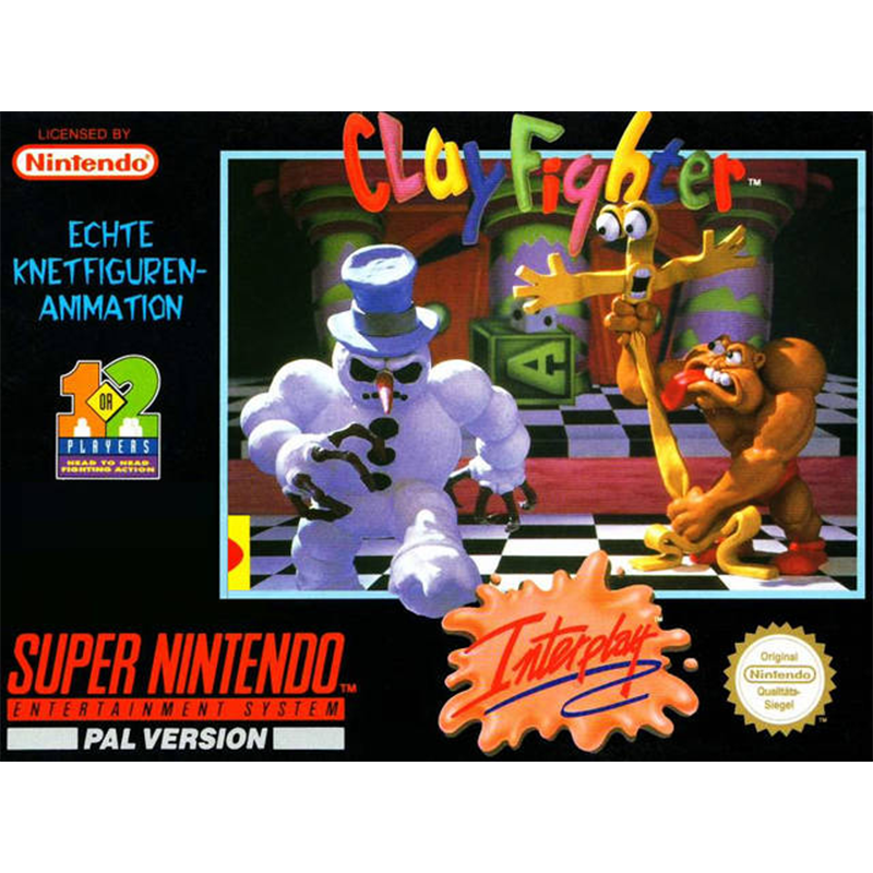 CLAY FIGHTER SN (S/CAIXA, S/MANUAIS)