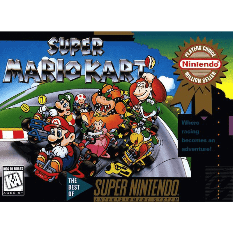 SUPER MARIO KART SN FC 800X800
