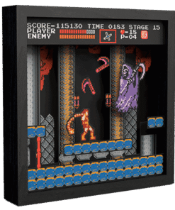 PIXEL FRAMES CASTLEVANIA NES (L) 23CMX23CM