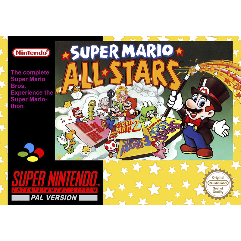 SUPER MARIO ALL STARS SN FC 800X800