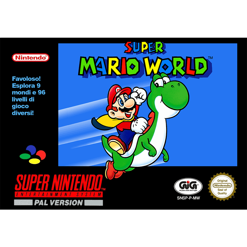 SUPER MARIO WORLD SN FC 800X800