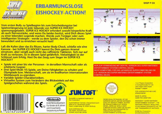 SUPER ICE HOCKEY SN (S/CAIXA, S/MANUAIS) - Image 2