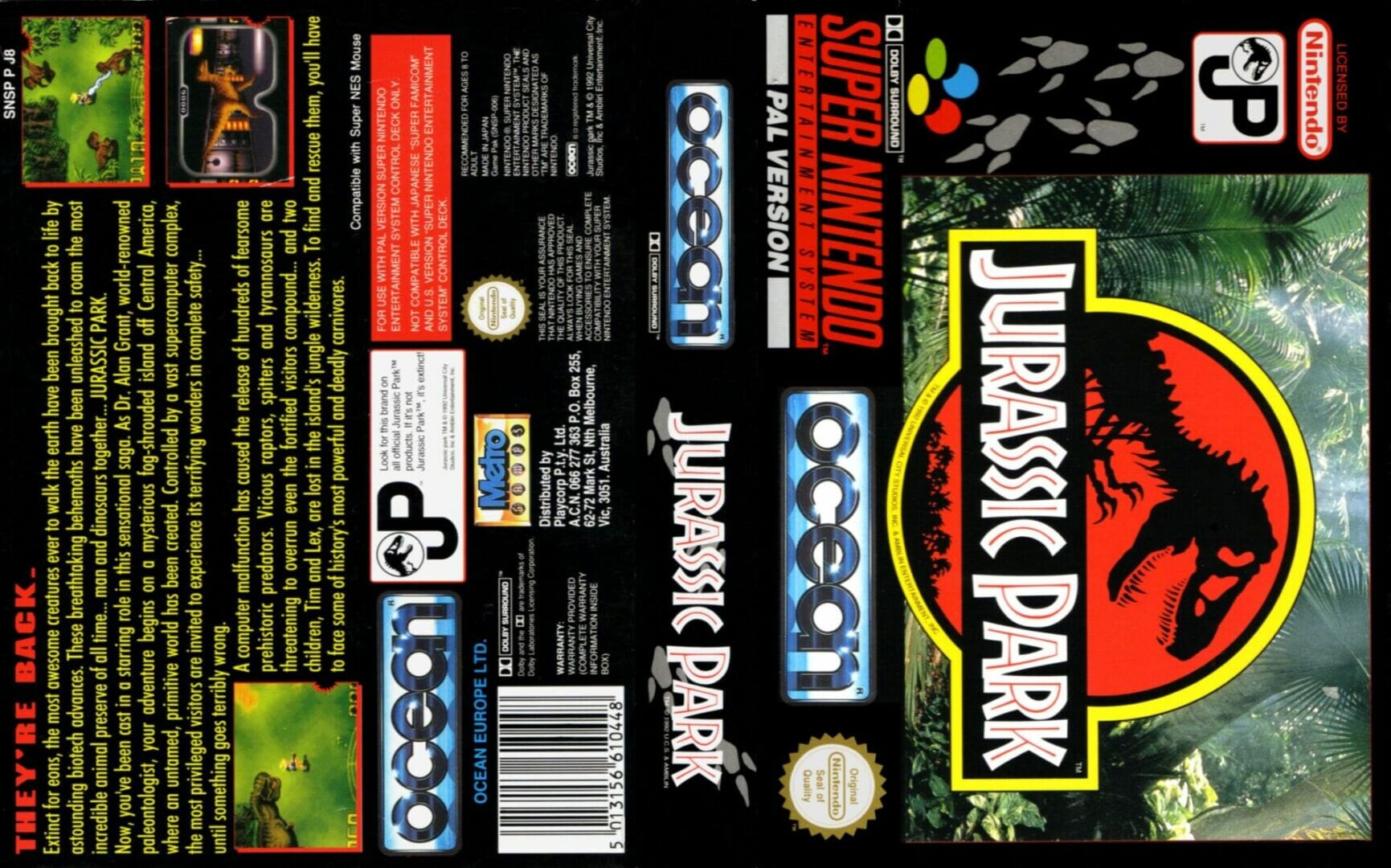 JURASSIC PARK SN (S/CAIXA, S/MANUAIS) - Image 3