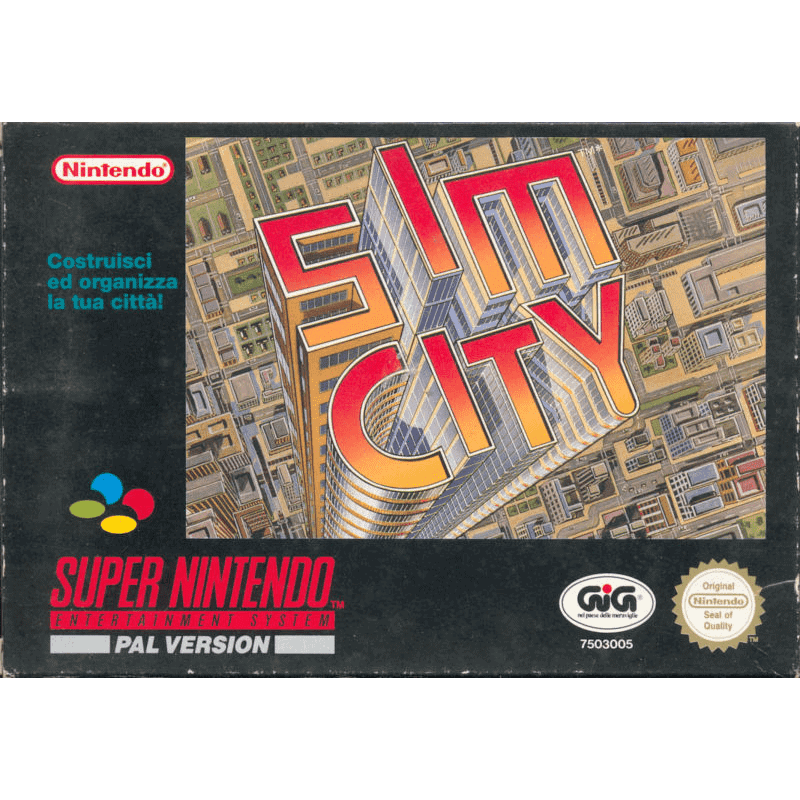 SIM CITY SN (S/CAIXA, S/MANUAIS)