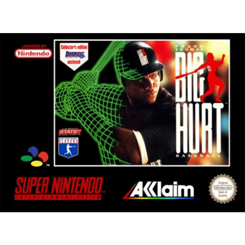 FRANK THOMAS BIG HURT BASEBALL SN (S/CAIXA, S/MANUAIS)