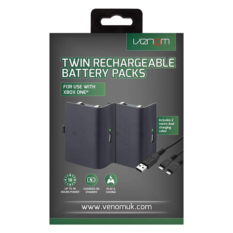 TWIN RECHARGEABLE BATTERY PACKS XBOX ONE 1