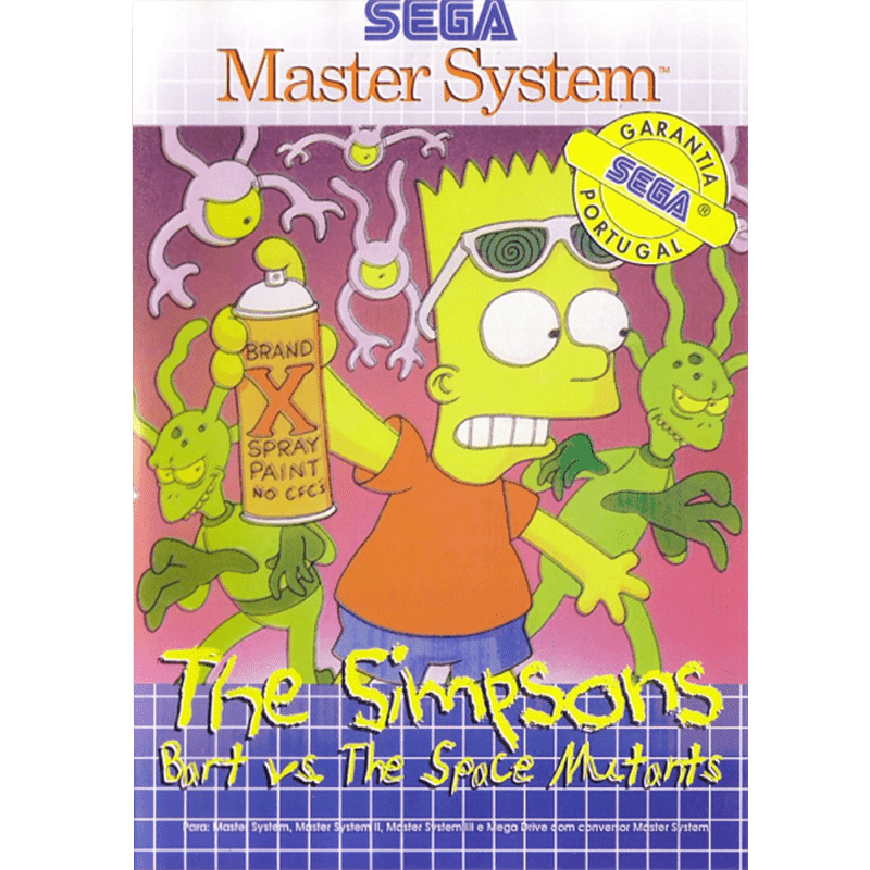 THE SIMPSONS BART VS THE SPACE MUTANTS (TEC TOY) MS (S/CAIXA, S/MANUAIS)