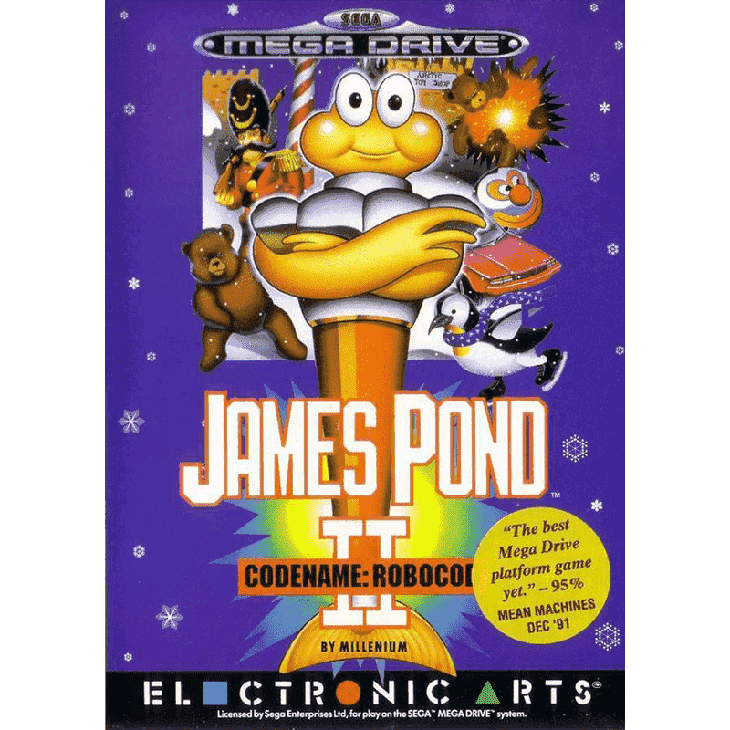 JAMES POND II CODENAME ROBOCOD MD (S/CAIXA, S/MANUAIS)