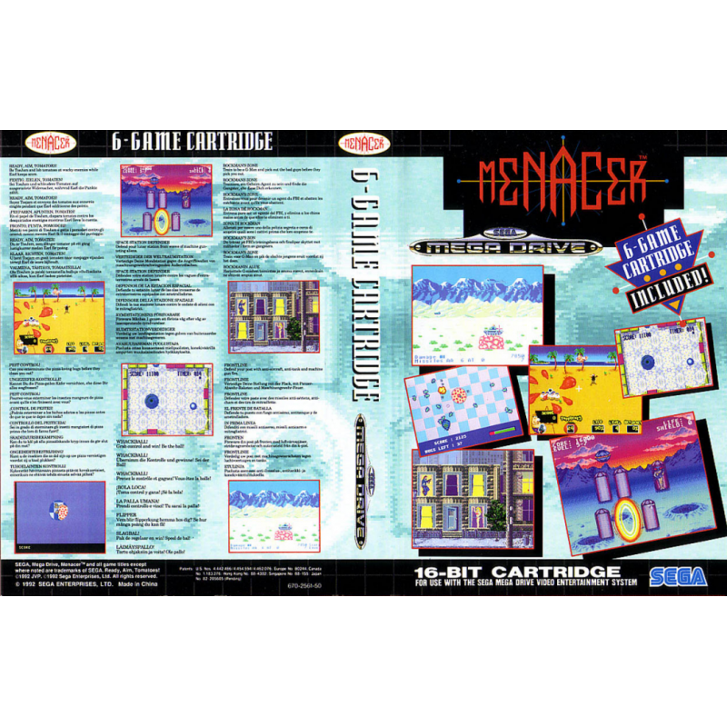 MENACER 6-GAME MD - Image 3
