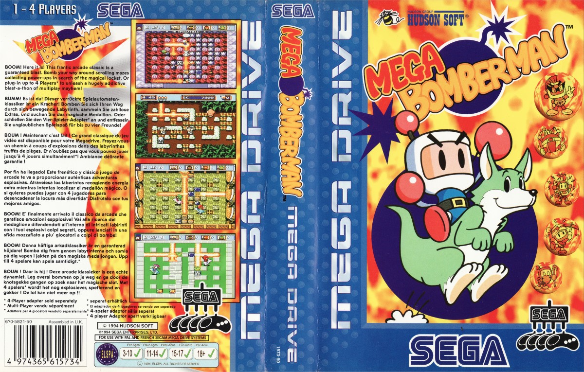 MEGA BOMBERMAN MEGA DRIVE (S/CAIXA, S/MANUAIS) - Image 3