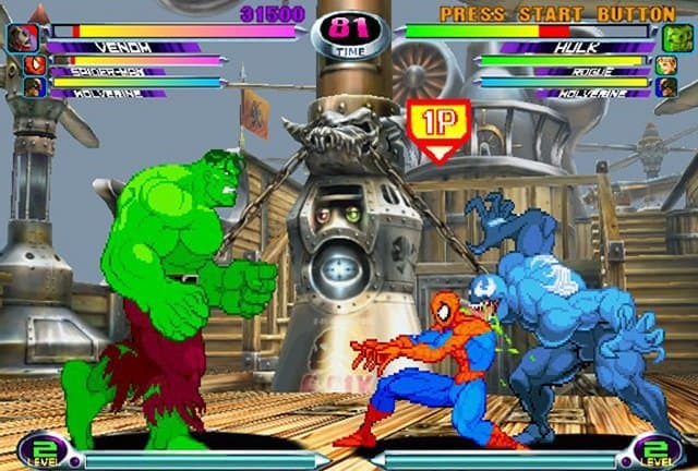 MARVEL VS. CAPCOM 2 NEW AGE OF HEROES DC (CAPA ACRILICA FRONTAL PARTIDA E CD BASTANTE RISCADO) - Image 4
