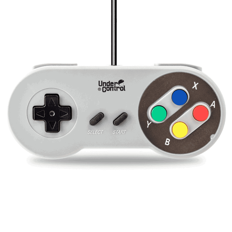 UNDERCONTROL COMANDO SUPER NINTENDO COM FIO