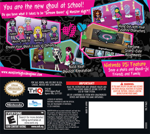 MONSTER HIGH GHOUL SPIRIT NDS (SEMI-NOVO) - Image 3