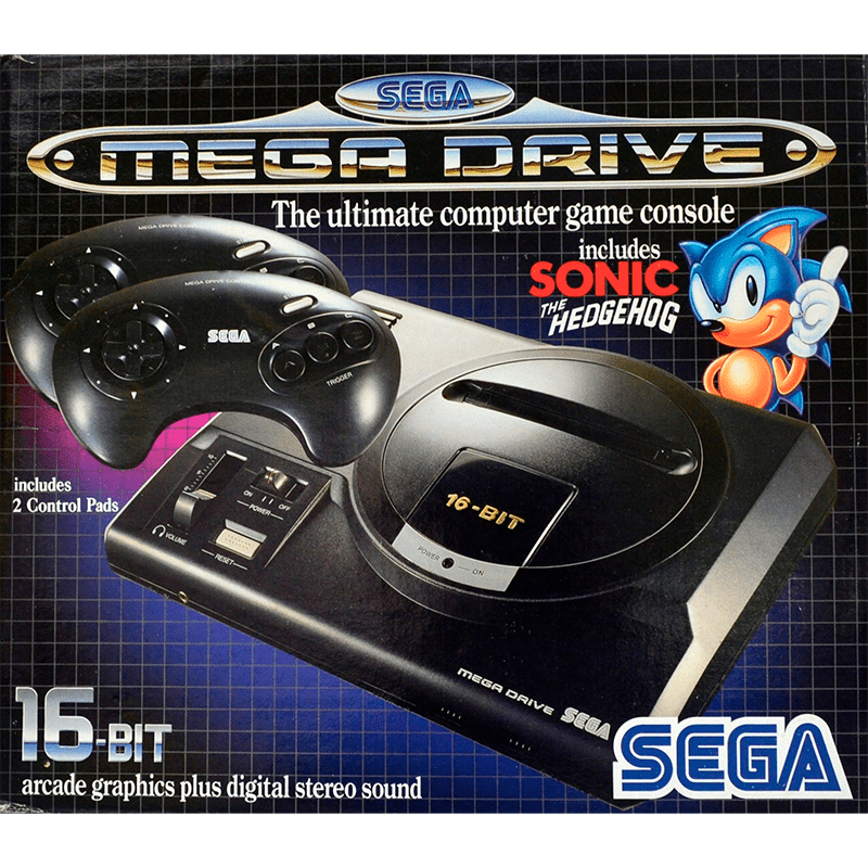 SEGA MEGA DRIVE 2 COMANDOS SONIC C CAIXA 800X800