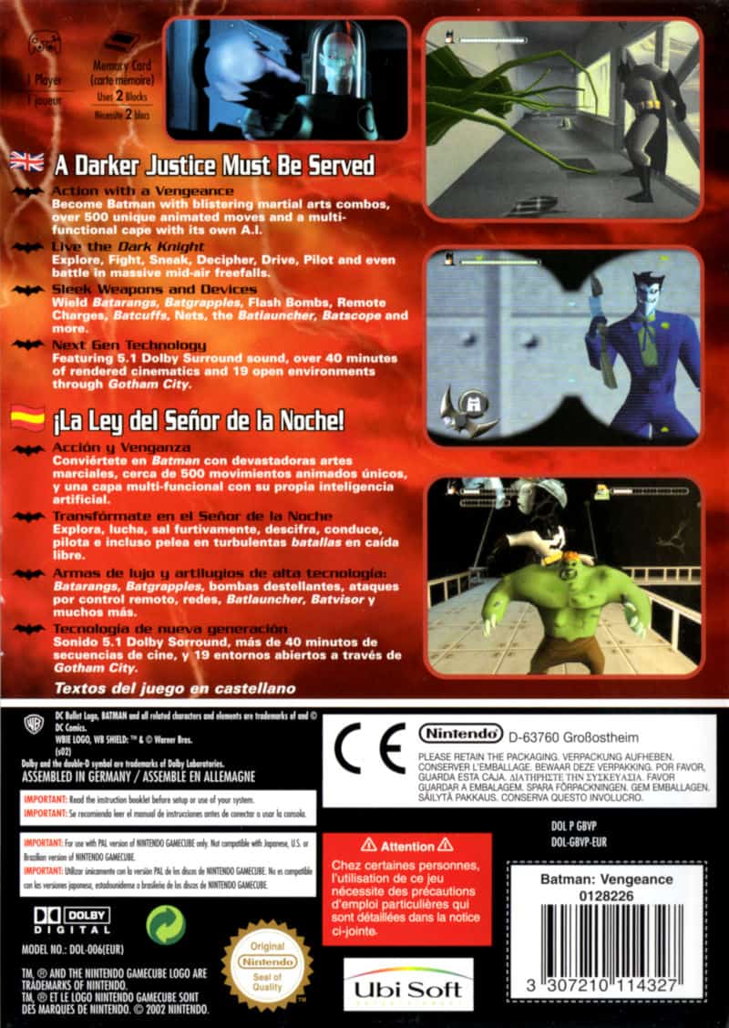 BATMAN VENGEANCE GC - Image 2