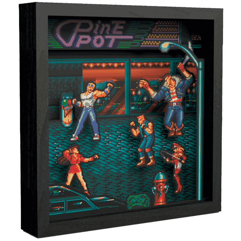 PIXEL FRAMES STREETS OF RAGE L 800X800