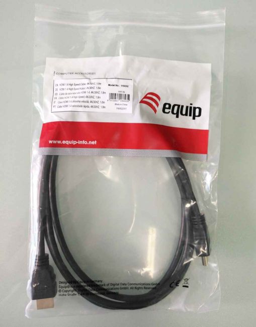 EQUIP CABO HDMI 1.4 1.80MTS - Image 3