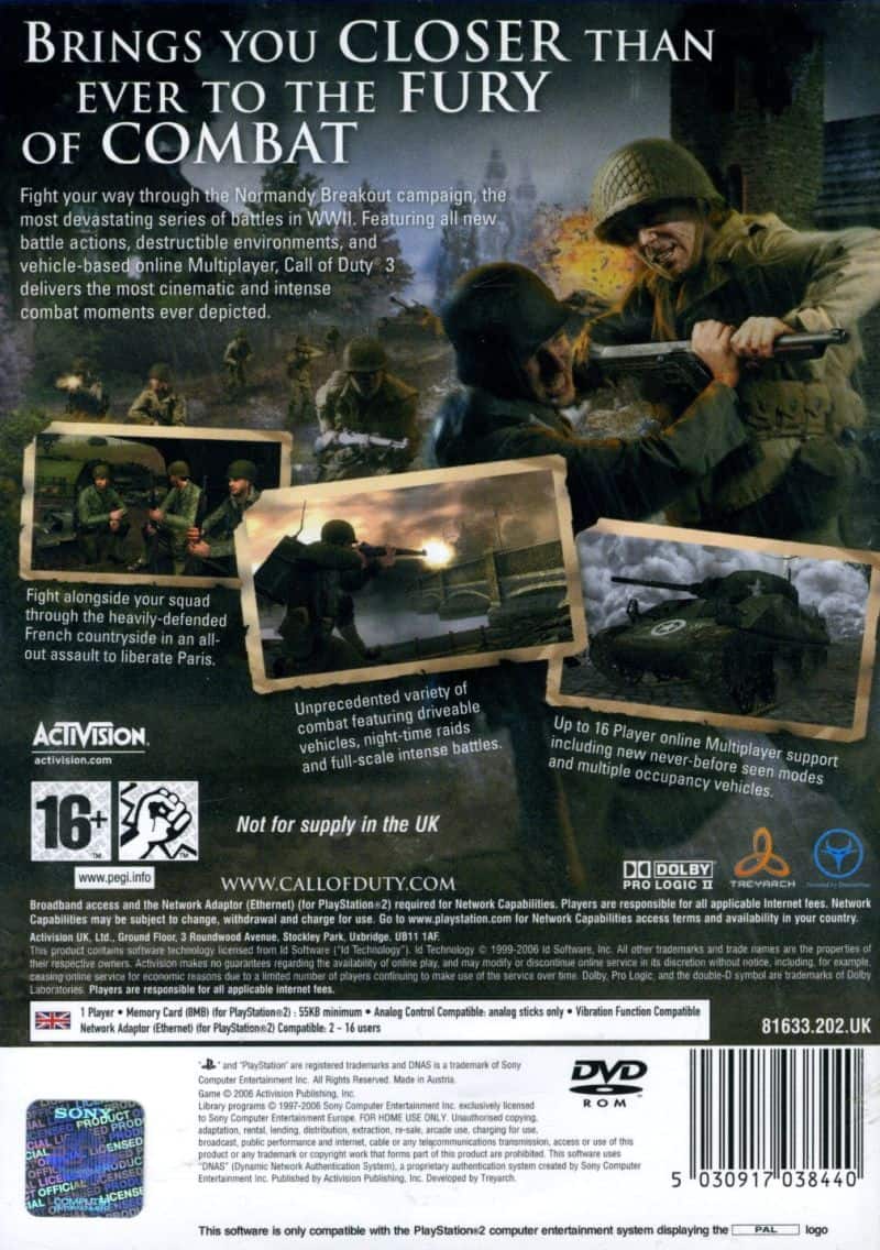 CALL OF DUTY 3 PS2 - Image 2