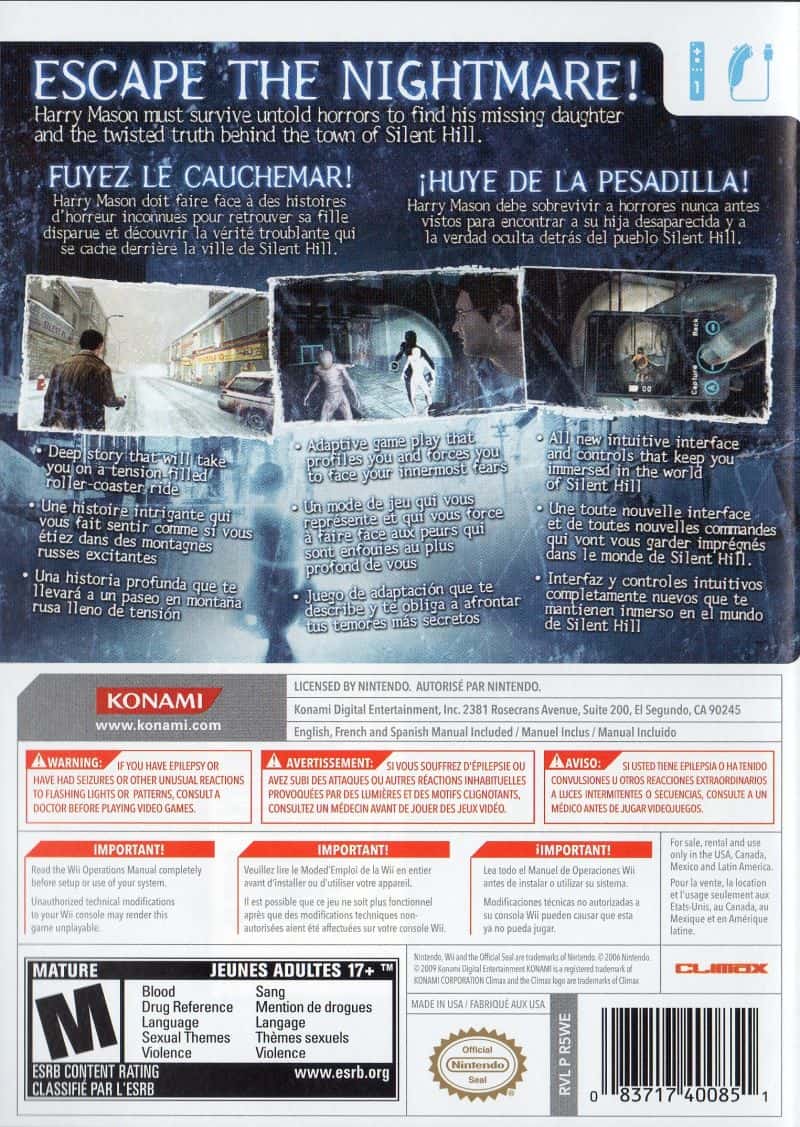 SILENT HILL: SHATTERED MEMORIES WII - Image 2