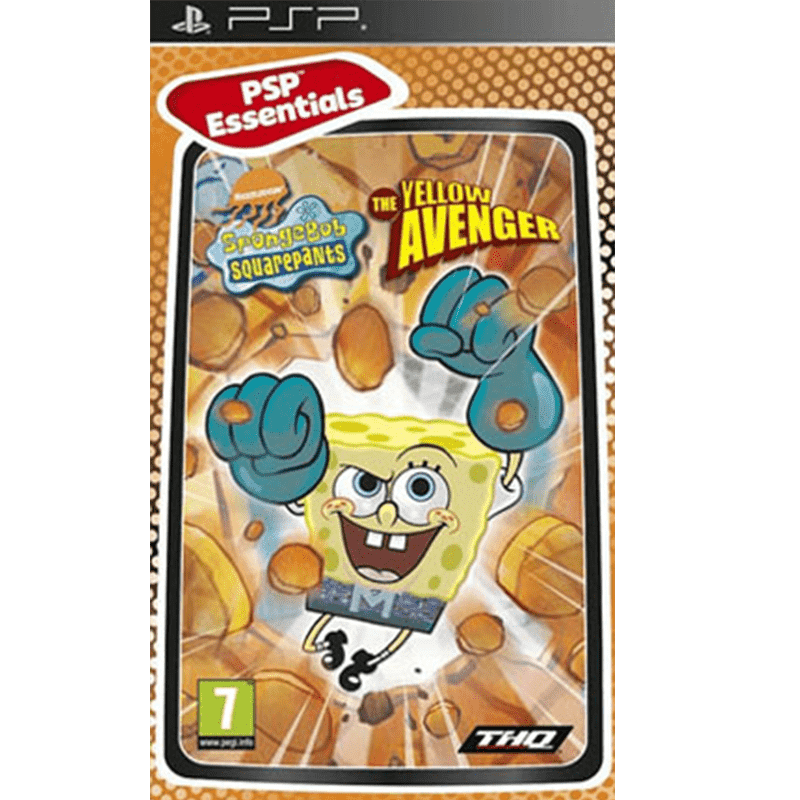 SPONGEBOB SQUAREPANTS THE YELLOW AVENGER ESSENTIALS PSP 800X800