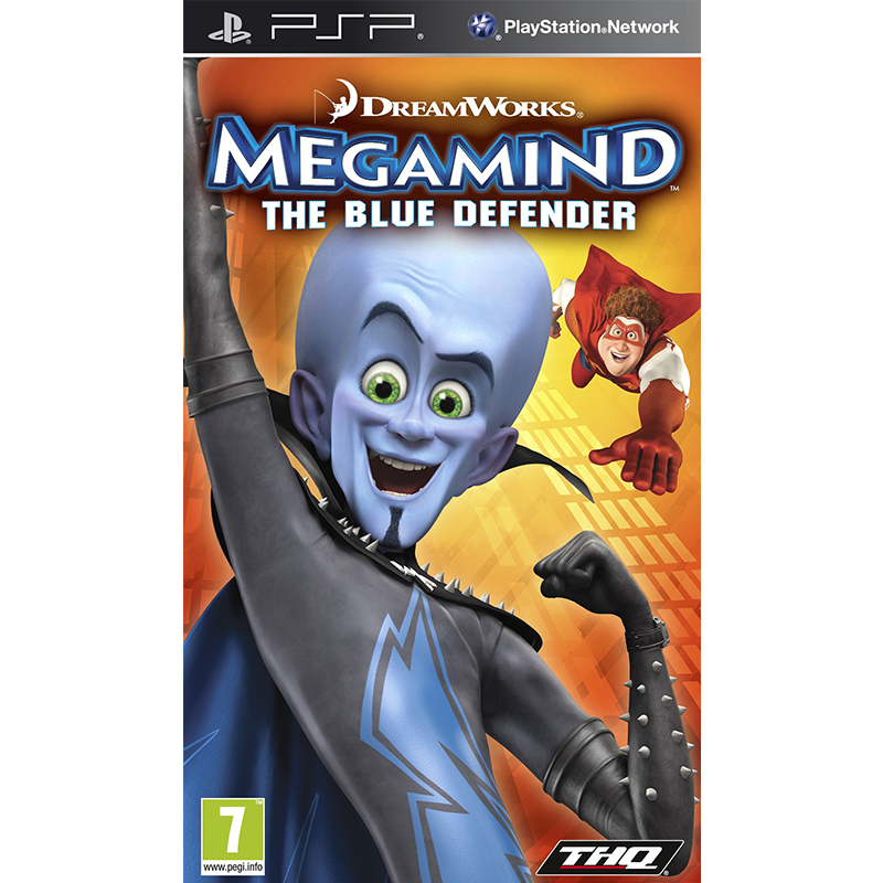 DREAMWORKS MEGAMIND THE BLUE DEFENDER PSP 800X800