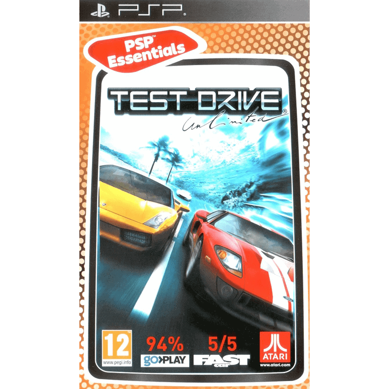 TEST DRIVE UNLIMITED (ESSENTIALS) PSP (SEMI-NOVO)