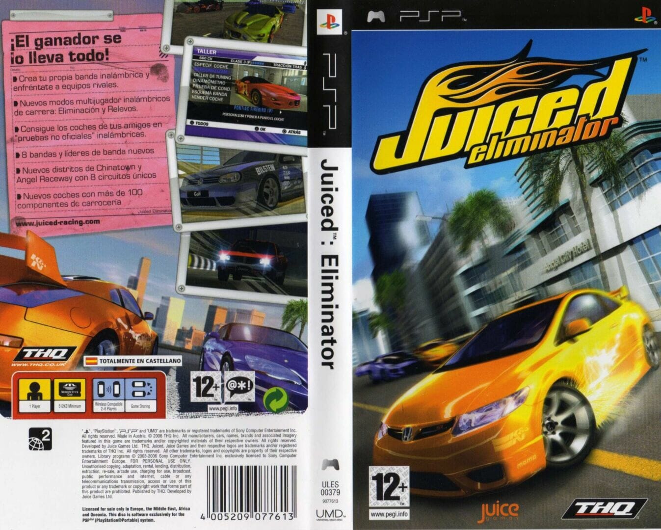 JUICED: ELIMINATOR PSP (SEMI-NOVO) - Image 3