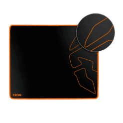 KROM TAPETE DE RATO GAMING KNOUT SPEED BLACK BULK