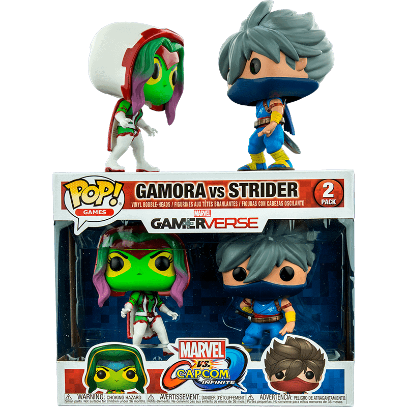 POP! GAMES MARVEL VS CAPCOM INFINITE GAMORA VS STRIDER (2 PACK)