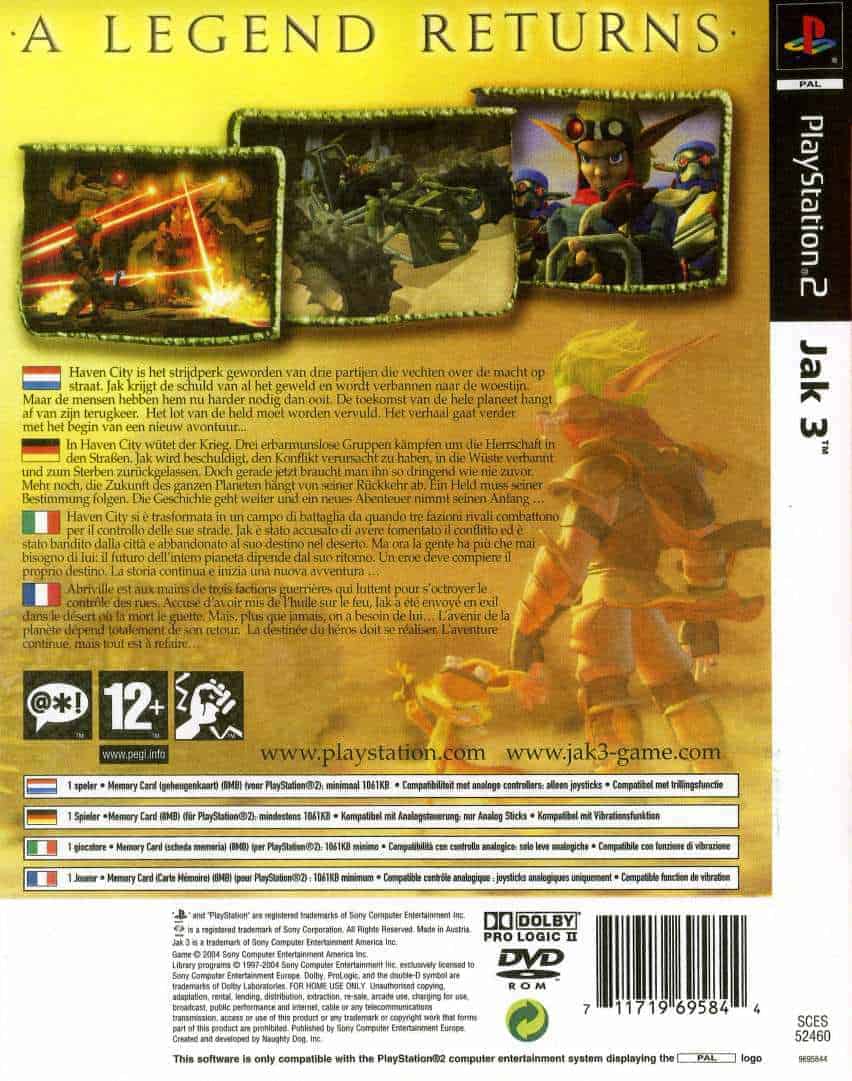 JAK 3 PS2 (SEMI-NOVO) - Image 2