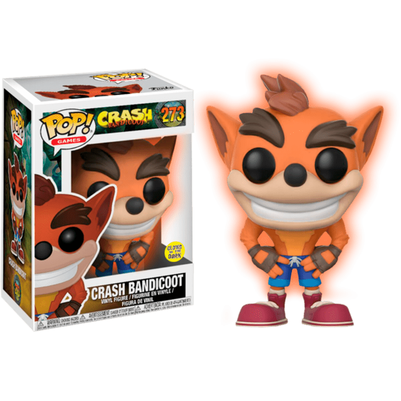 POP! GAMES CRASH BANDICOOT CRASH BANDICOOT (GLOWS IN THE DARK) Nº273