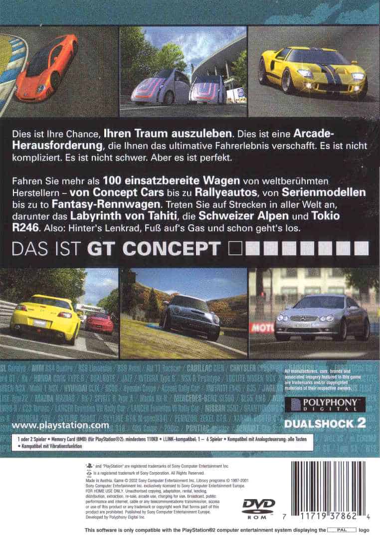 GRAN TURISMO CONCEPT 2002 TOKYO-GENEVA PS2 - Image 2