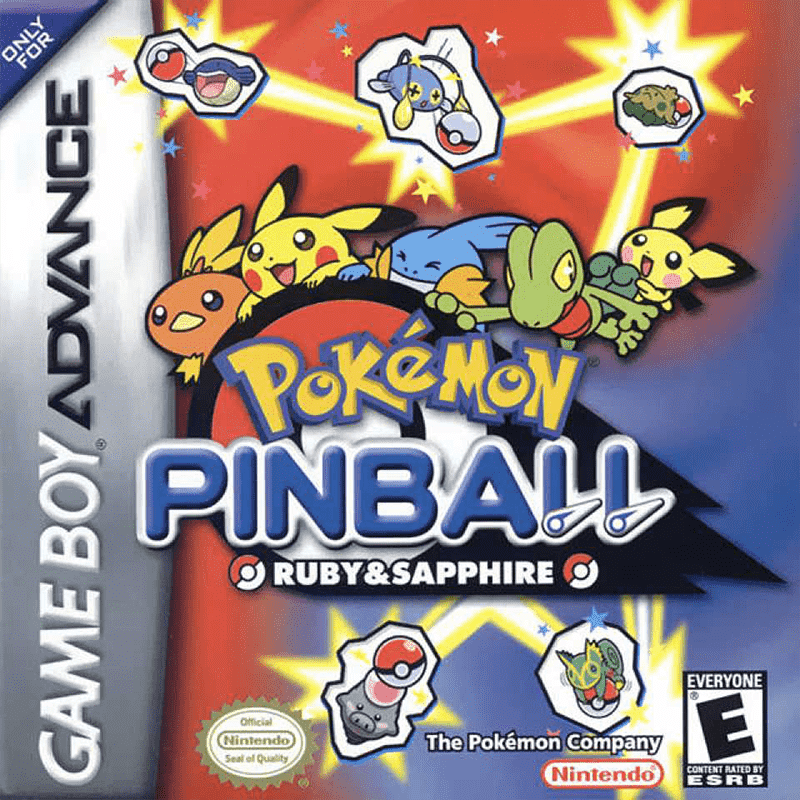 POKÉMON PINBALL RUBY AND SAPPHIRE GBA (S/CAIXA, S/MANUAIS)