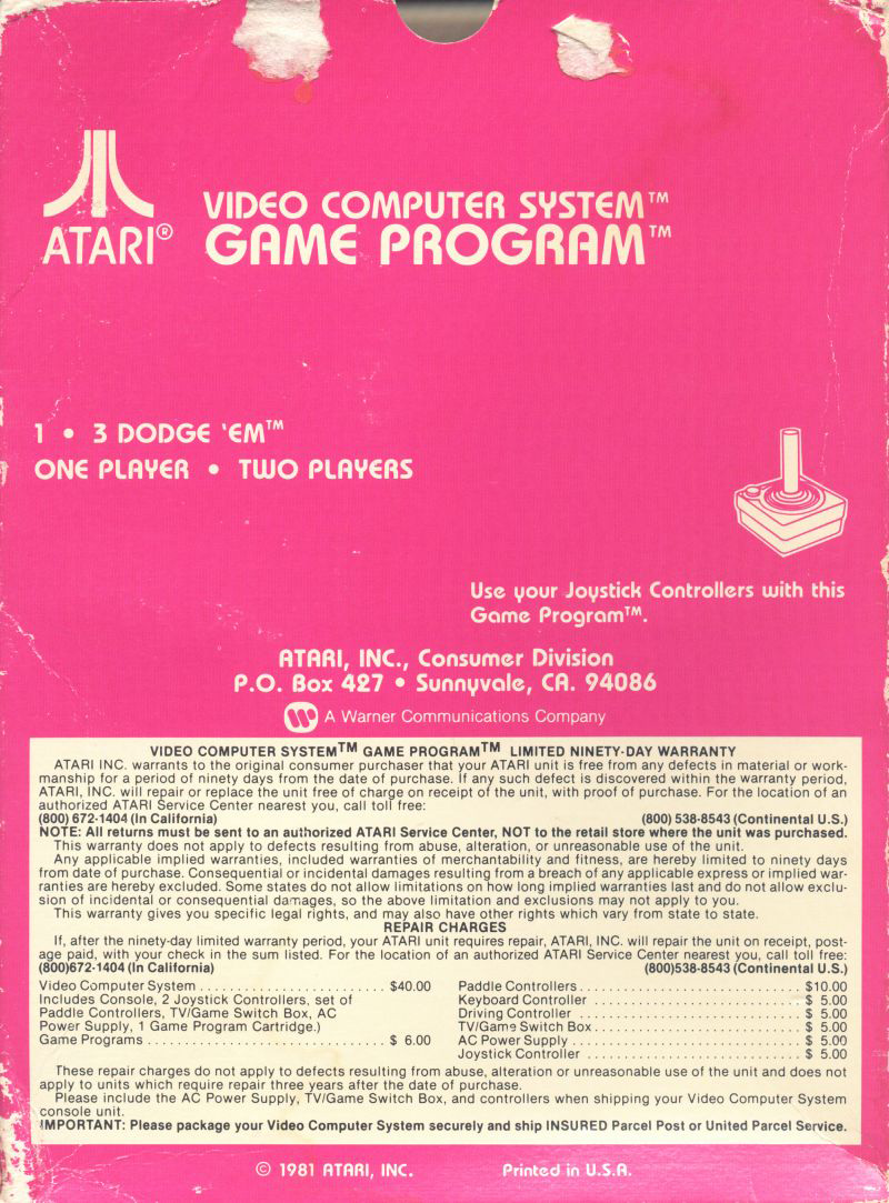 DODGE 'EM AT 2600 - Image 2