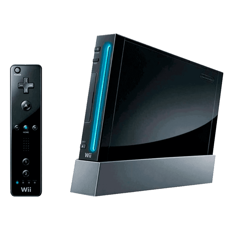 CONSOLA NINTENDO WII PRETA 800X800